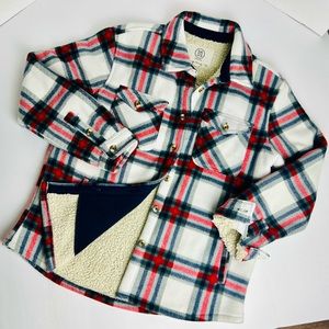 Sage Plaid Jacket Sz M Women’s